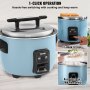 VEVOR Commercial Rice Cooker 40-Cup Non-Stick Pot 8L 24H Keep Warm Restaurant