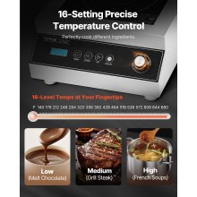 VEVOR Portable Commercial Induction Cooktop 5000W Countertop Burner Hot Plate