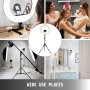 19" Dimmable LED Ring Light Diffuser 2700K-5500K W/ Adjustable Stand