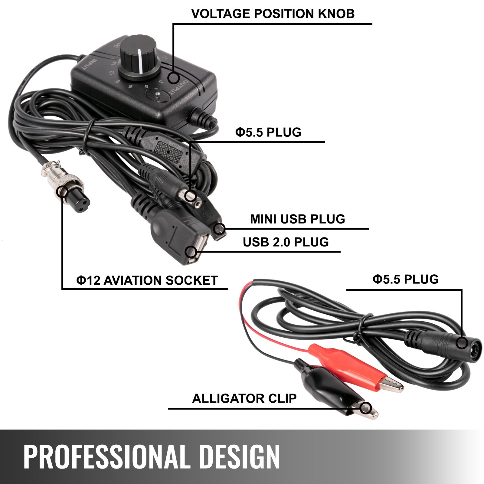 Vevor Hand Power Generator, Hand Crank Generator30w High Power Charger 0-28v