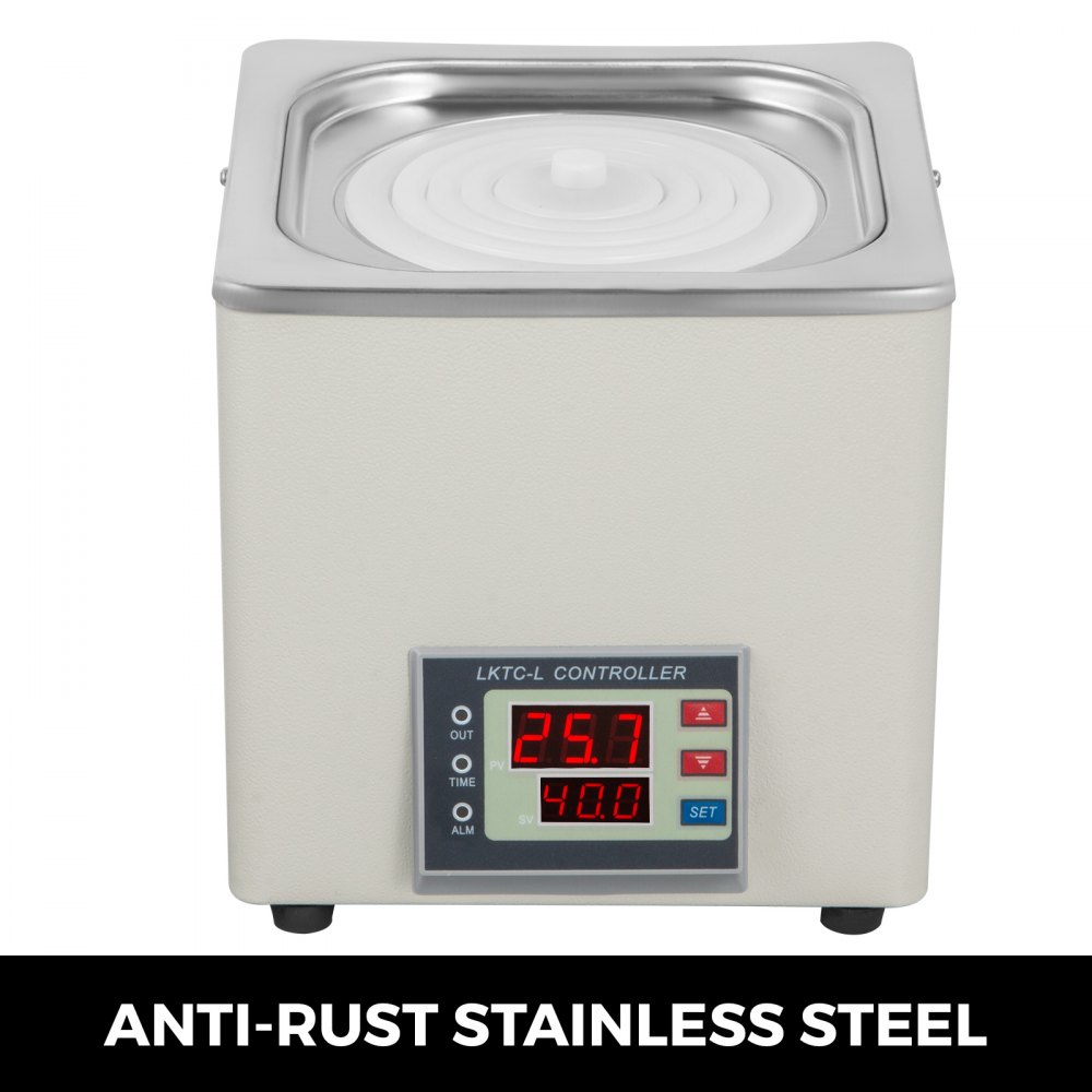 Lab Water Bath Digital Thermostatic 300w Single Hole 3l Stainless Steel 99℃ Max