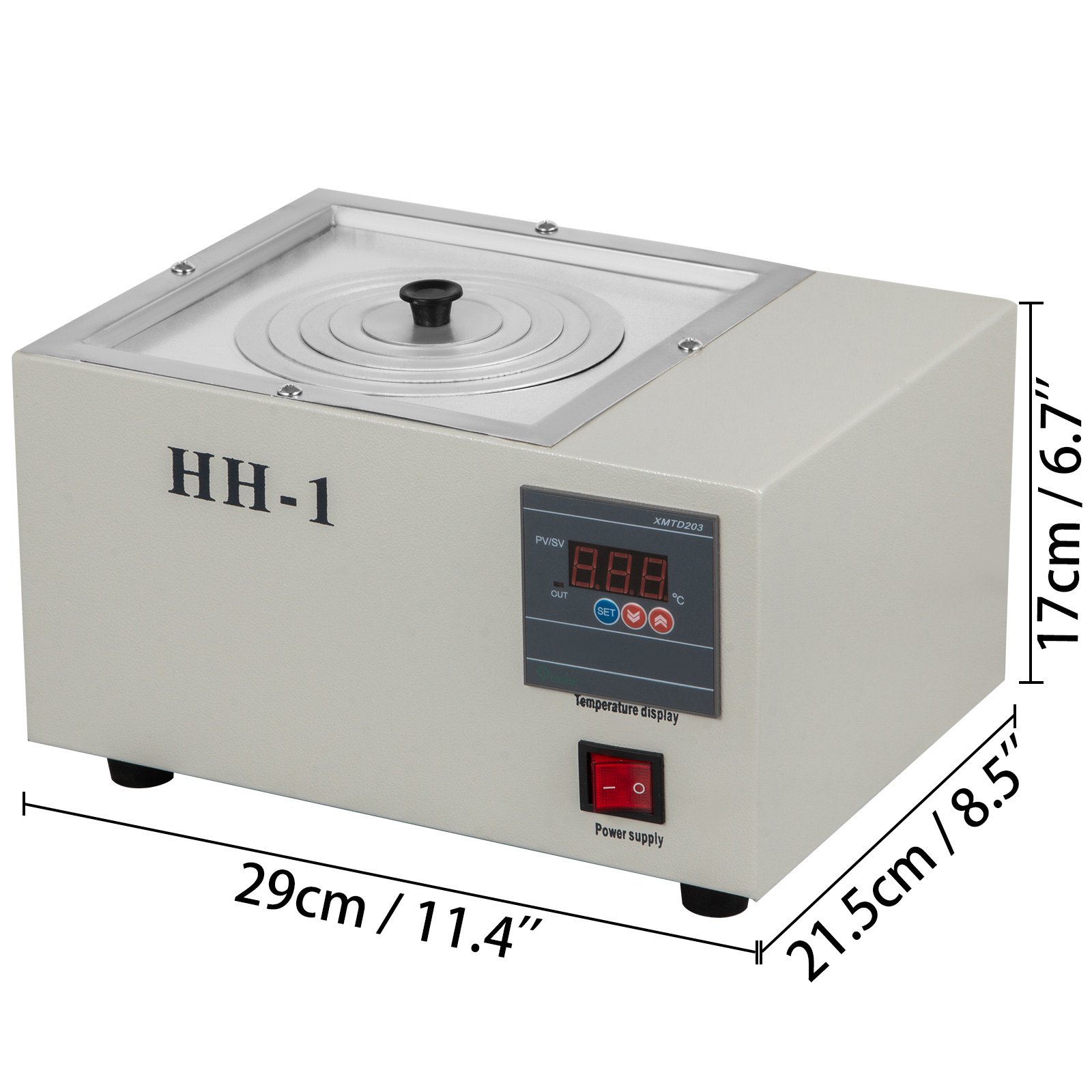 Water Bath Lab Water Bath 300W Thermostatic Heat Distillation Drying Biological