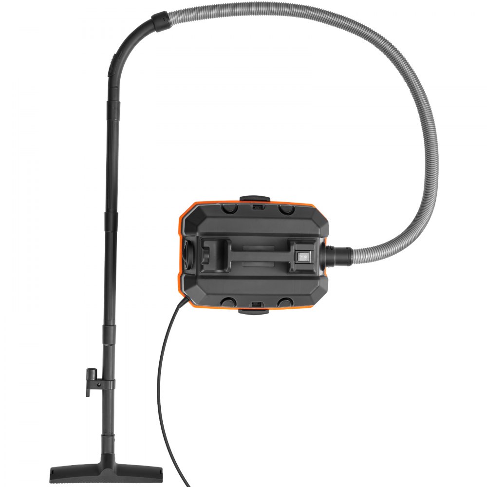 VEVOR Wet/Dry Shop Vacuum, 15L 5 Peak HP, Efficient Suction & Blower w/ Nozzle,Casters, Portable Shop Vacuum with Attachments, Lightweight Shop Vac Ideal for Carpet, Debris, Pet Hair, Black