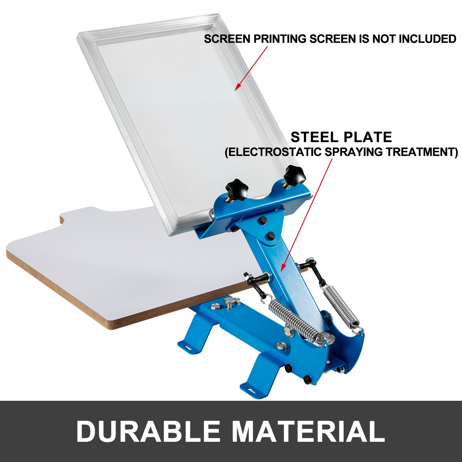 1 Color 1 Station Silk Screen Printing Machine Press Equipment T-Shirt DIY