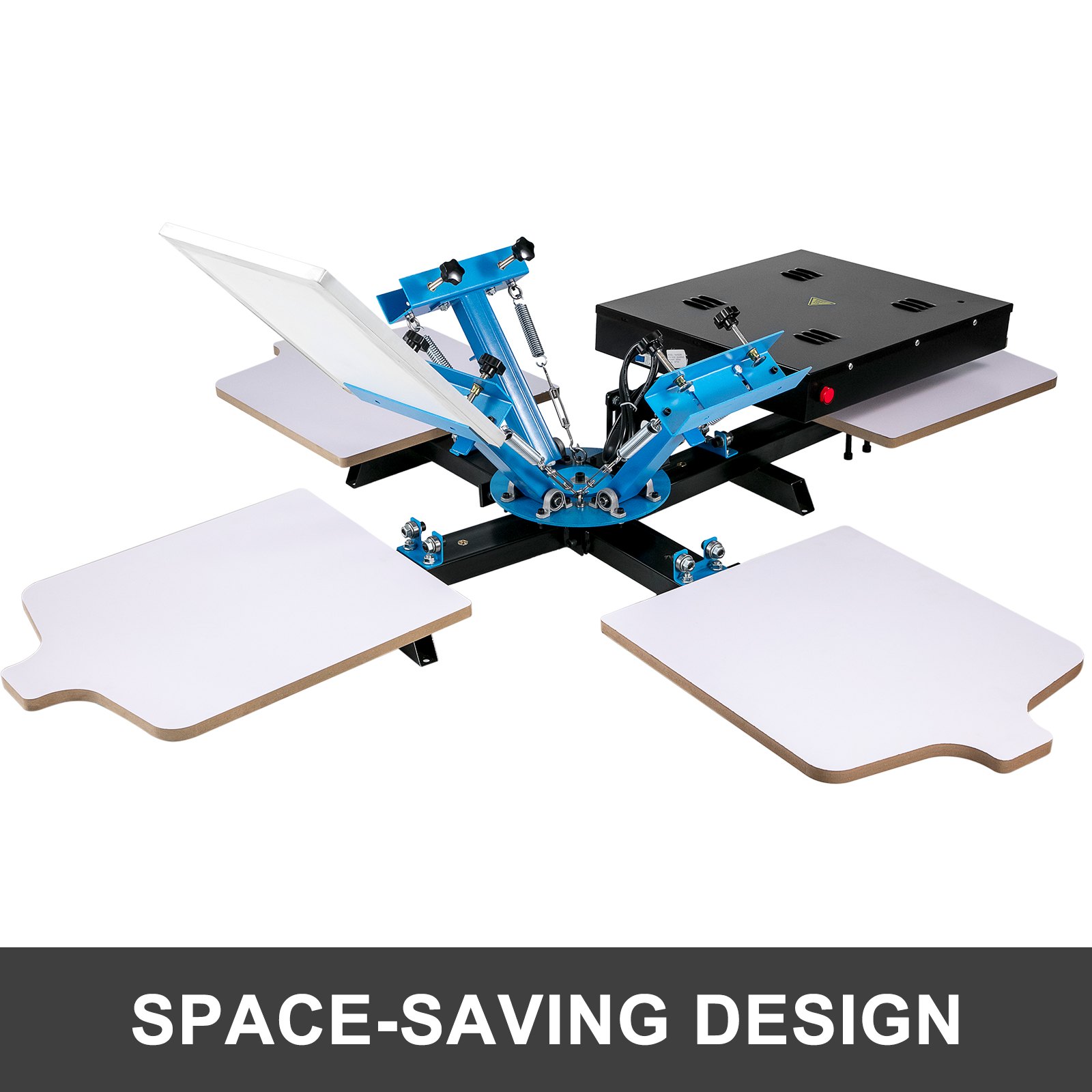 Screen Printer Screen Printing Machine 3 color 1 Station With Dryer Single Wheel