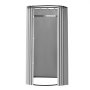 VEVOR Fitting Room, Dressing Room with Thick Polyester Curtains, Privacy Space with Shading Curtain and a Hook, for Boutique, Mall, Tailor's Store & Outdoor 39 x 37 x 79 in (Black and Gray-White)