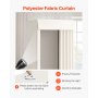 VEVOR Fitting Room, Moveable Dressing Room with Thick Curtains, Privacy Space with Casters and a Sturdy Metal Hook, for Boutique, Mall, Tailor's Store & Outdoor (39 x 39 x 81 in, Black and Beige)