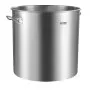 VEVOR Stainless Steel Stockpot, 100 Quart Large Cooking Pots, Cookware Sauce Pot with Basket, Lid, and Handle, Heavy Duty Commercial Grade Stock Pot, Sanding Treatment, for Large Groups Events Silver