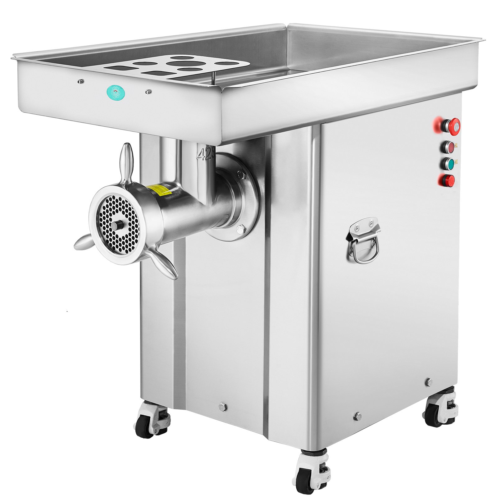 VEVOR Meat Grinder, 36.7 Lbs/Min Capacity Electric Meat Grinders w/ Blade, Grinding Plate, Sausage Maker, Stainless Steel Commercial Meat Mincer for Kitchen Restaurant Butcher Store