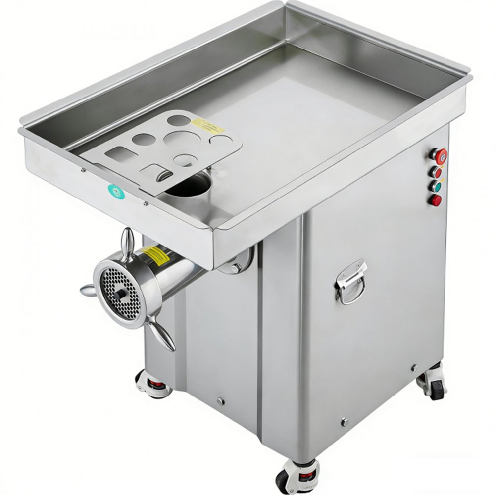 VEVOR Meat Grinder, 36.7 Lbs/Min Capacity Electric Meat Grinders w/ Blade, Grinding Plate, Sausage Maker, Stainless Steel Commercial Meat Mincer for Kitchen Restaurant Butcher Store