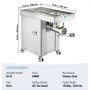 VEVOR Meat Grinder, 36.7 Lbs/Min Capacity Electric Meat Grinders w/ Blade, Grinding Plate, Sausage Maker, Stainless Steel Commercial Meat Mincer for Kitchen Restaurant Butcher Store