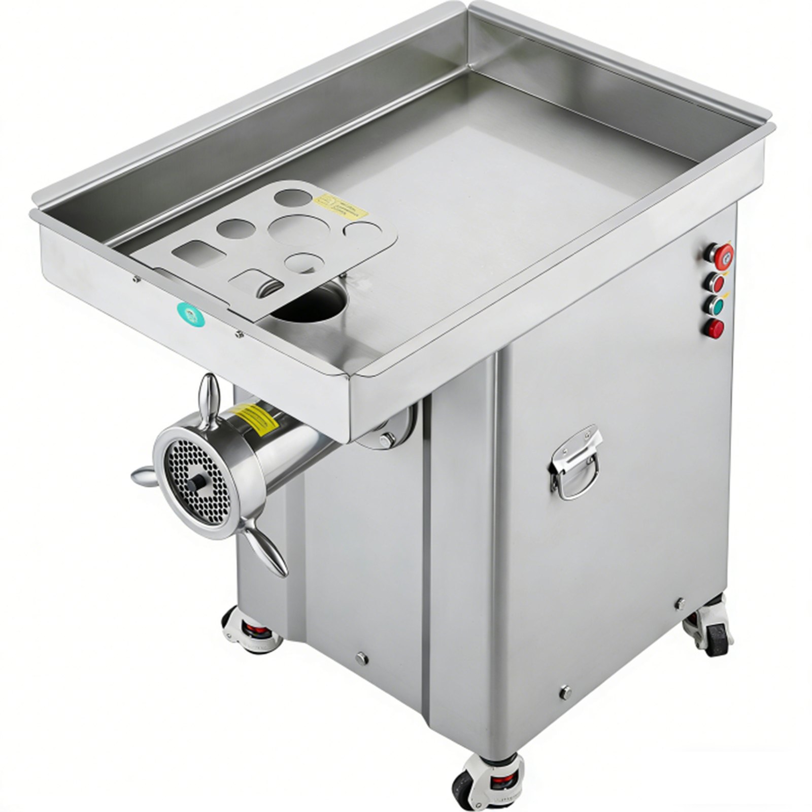 VEVOR Meat Grinder, 36.7 Lbs/Min Capacity Electric Meat Grinders w/ Blade, Grinding Plate, Sausage Maker, Stainless Steel Commercial Meat Mincer for Kitchen Restaurant Butcher Store