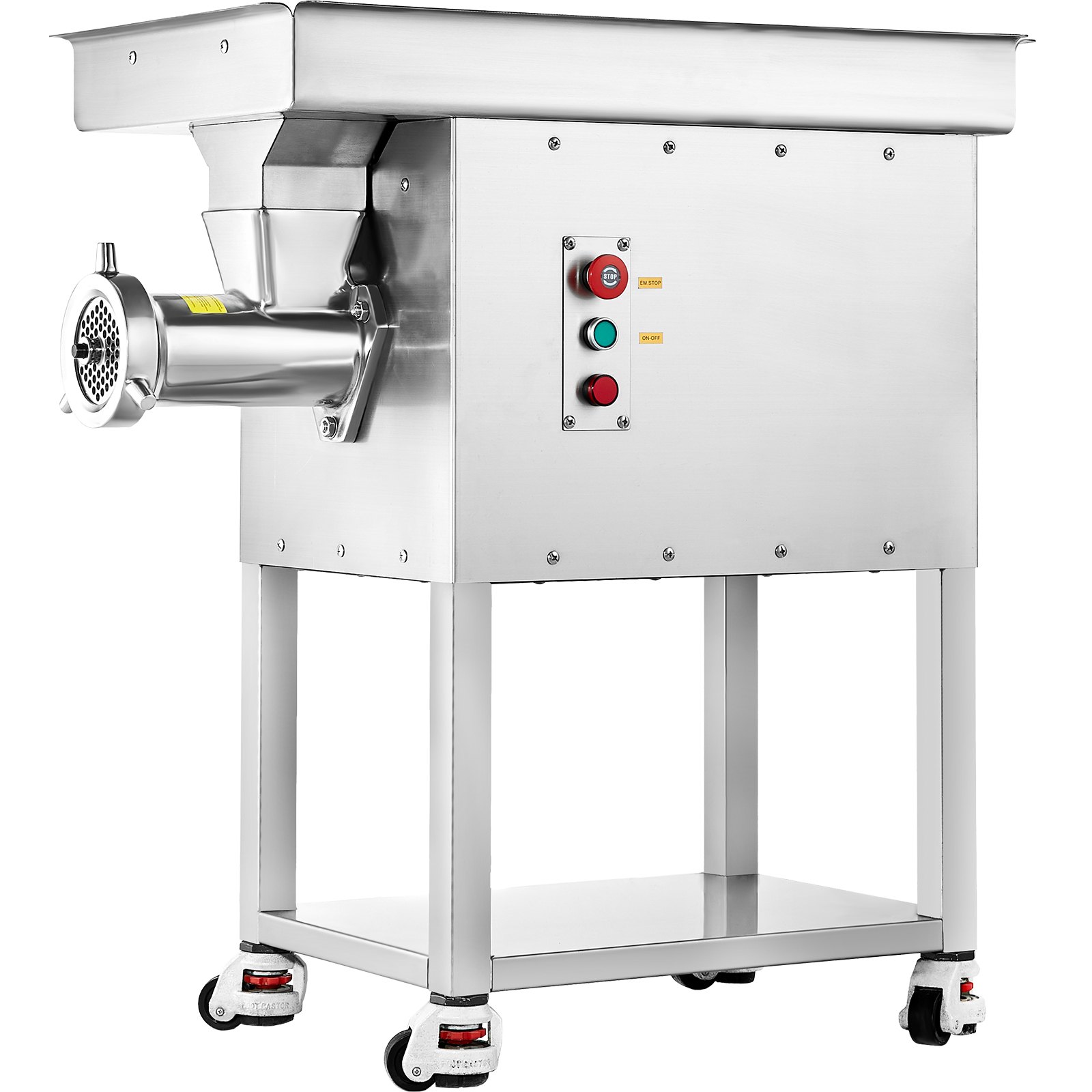 VEVOR Meat Grinder, 22 Lbs/Min Capacity Electric Meat Grinders w/ Blade, Grinding Plate, Sausage Maker, Stainless Steel Commercial Meat Mincer for Kitchen Restaurant Butcher Store