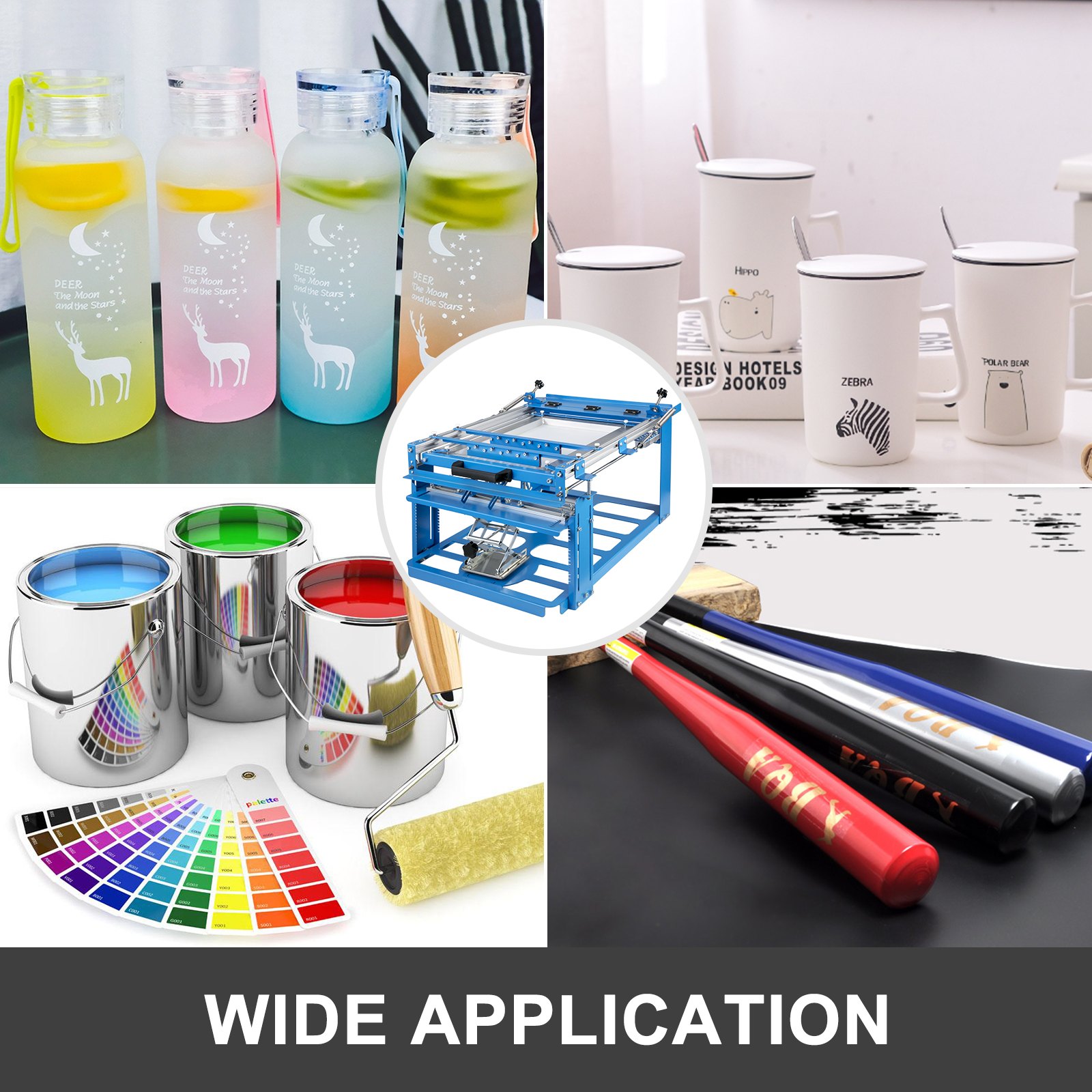 Screen Printing Machine Manual Cylinder Screen Printing Machine 200*240mm