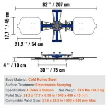 VEVOR 4 Color 2 Station Silk Screening Screenprint Press Screen Printing Machine