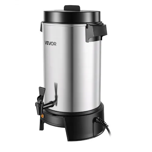 Commercial Coffee Urn 40 Cup 6 L Hot Beverage Dispenser with Dripless