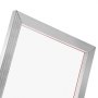 silver screen frame with a red border for VEVOR screen printing kit.