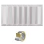 VEVOR screen printing kit with aluminum frames and adhesive tape.