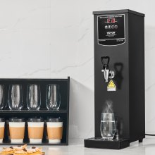 Cazan de apă comercial VEVOR 15L Distribuitor electric de apă caldă din oțel inoxidabil