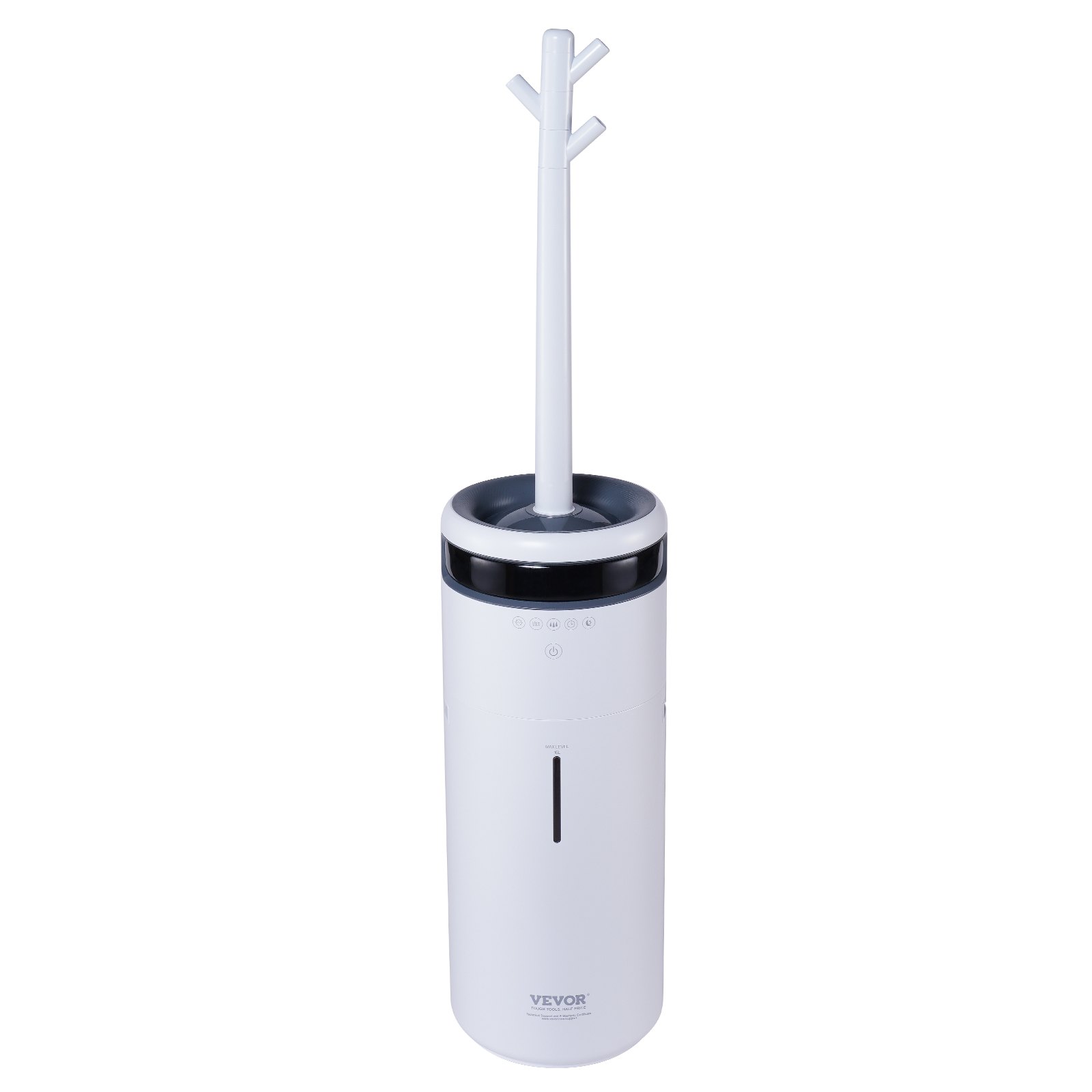 VEVOR Humidifier for Home Large Room, Commercial Humidifier for Whole House 1291.7 sq ft, 16L Water Tank & Night Light & 12h Timer & Auto Shut-Off , Greenhouse, Commercial Branch Tube w/ 360° Nozzle