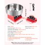 VEVOR Cotton Candy Machine Commercial 1000W Electric Candy Floss Maker Red, Ideal for Home, Carnival, Birthday, Family Party, Easy Use with 20.5 in Stainless Steel Bowl, Storage Tray and Sugar Scoop