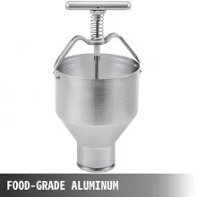 VEVOR Donut Depositor 5L Capacity Donut Dropper Hopper Food-Grade Aluminum Manual Donut Dispenser 6 Adjustable Thicknesses Donut Hopper with Stand Donut Batter Dispenser for Home & Commercial Use
