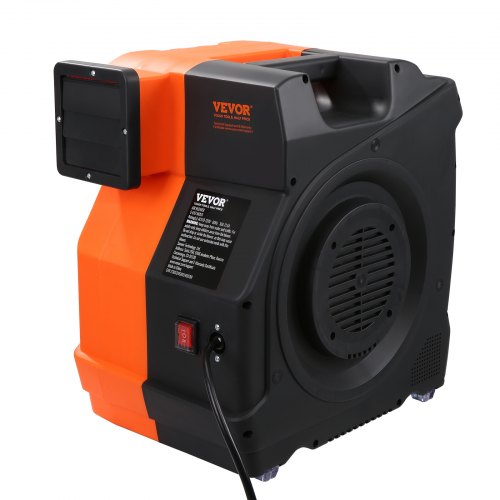 VEVOR Floor Blower, 1/4 HP, 1000 CFM Air Mover for Drying and Cooling,  Portable Carpet Dryer Fan with 4 Blowing Angles and Time Function, for