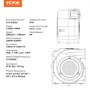 VEVOR Inflatable Blower, 1100W, 1.5 & 1.7 HP Bounce House Blower, Pump Commercial Air Blower for Inflatables, 3100 RPM Bouncy Castle Electric Fan for Bounce House, Waterslides, Tested to UL Standards