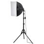 VEVOR sada osvětlení softboxu 40x40 cm / 16x16 palců 3000-6500K nastavitelné pro střelbu