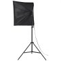 VEVOR Softbox Lighting Kit 60x60 cm / 24x24 in 30W 5500K LED Bulbs Adjustable Stand
