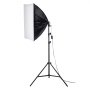 VEVOR Softbox Lighting Kit 60x60 cm / 24x24 in 30W 5500K LED Bulbs Adjustable Stand