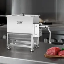 Manual Meat Mixer 60L Fixed Tank Mixing Max 60LB for Meat Sausage Mixer Machine