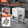 Manual Meat Mixer 15L Fixed Tank Mixing Max 15LB for Meat Sausage Mixer Machine