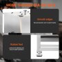 Manual Meat Mixer 15L Fixed Tank Mixing Max 15LB for Meat Sausage Mixer Machine