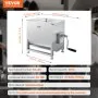 VEVOR Manual Meat Mixer, 80L Fixed Tank Meat Processing Equipment(Mixing Max 80LBS for Meat), Stainless Steel Meat Mixer, Sausage Mixer Machine with Lid Handle Gear Reducer, Ground Beef Hand Mixer