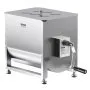VEVOR Manual Meat Mixer, 80L Fixed Tank Meat Processing Equipment(Mixing Max 80LBS for Meat), Stainless Steel Meat Mixer, Sausage Mixer Machine with Lid Handle Gear Reducer, Ground Beef Hand Mixer
