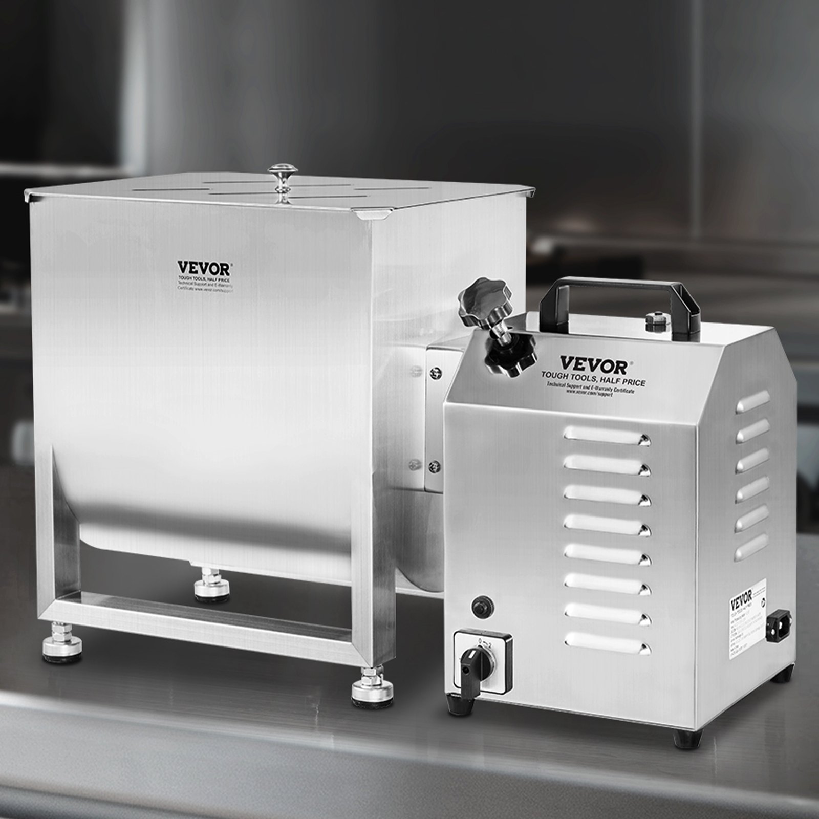 VEVOR Multi-functional Meat Processing Motor, Suitable for Meat Mixer, for VEVOR Manual Meat Mixer BX-30, BX-40, BX-30T, BX-40T