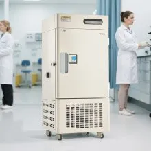 Ultra Low Temperature Freezer Lab Freezer 28 L −40 ℉ to −123 ℉ Adjustable Temp