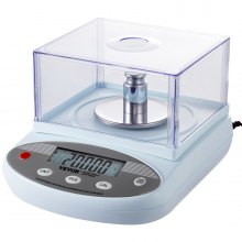 VEVOR Analytical Balance Lab Scale 500g x 0.001g 13 Units with Windshield LCD