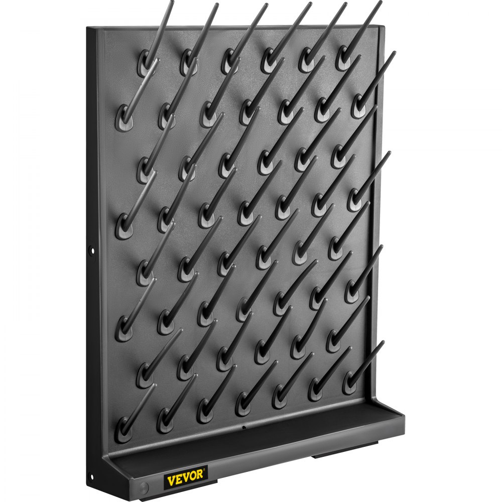 VEVOR Drying Rack for Lab Glassware Rack 52 Pegs PP Material Glassware Drying Rack Wall-Mount/Free-Standing Detachable Pegs Lab Glass Drying Rack for School Laboratory Utensil (52 Pegs)