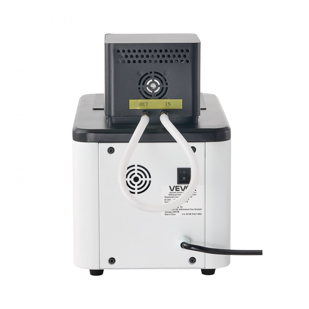 VEVOR Laboratory High-Temperature Circulating Oil Bath, Up to 300℃/572℉, 15 L Lab Constant Temperature Heating Tank, 0.1℃ High Precision, Internal and External Dual Circulation, for Laboratory