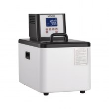 VEVOR Laboratory High-Temperature Circulating Oil Bath, Up to 300℃/572℉, 15 L Lab Constant Temperature Heating Tank, 0.1℃ High Precision, Internal and External Dual Circulation, for Laboratory