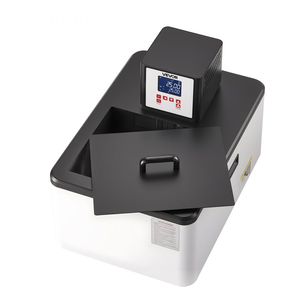 VEVOR Laboratory High-Temperature Circulating Oil Bath, Up to 300℃/572℉, 30 L Lab Constant Temperature Heating Tank, 0.1℃ High Precision, Internal and External Dual Circulation, for Laboratory