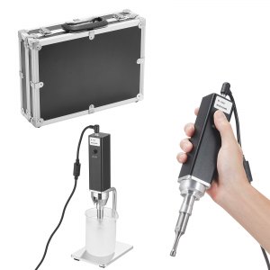 VEVOR Portable Ultrasonic Homogenizer, 0.3 in Titanium Alloy Probe, 30KHz Ultrasonic Frequency, 50-300ml Capacity, Handheld and Desktop Dual Use, Sonicator Processor Cell Disruptor Mixer with Stand | VEVOR US