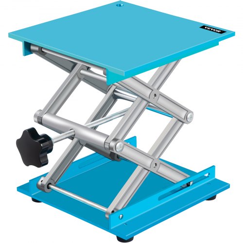 VEVOR Laboratory Lift, 88 lbs /40 kg Load Capacity, Laboratory Lift Table Aluminum Laboratory Lift Bar 2-2/5" to 12" Height Adjustable, Laboratory Lift Table 8" x 8" Platform