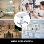 VEVOR Motorized Instrument Table Professional Medical Cart Dental Cart Adjustable Optical Eyeglass Motorized Instrument Working Table for 2 Instruments (D16 18.9" x 15.7")