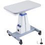 VEVOR Motorized Instrument Table Professional Medical Cart Dental Cart Adjustable Optical Eyeglass Motorized Instrument Working Table for 2 Instruments (D16 18.9" x 15.7")