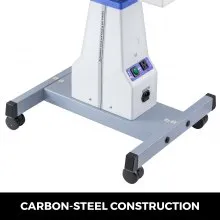 VEVOR Motorized Instrument Table Professional Medical Cart Dental Cart Adjustable Optical Eyeglass Motorized Instrument Working Table for 2 Instruments (D16 18.9" x 15.7")