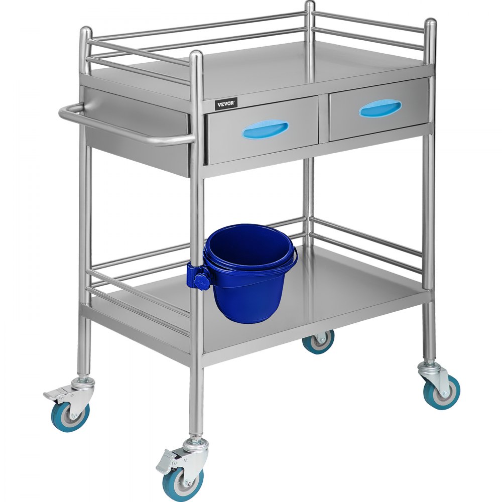 Medical Supply Storage Cart 24.25W x 19L x 34.25H - CeilBlue