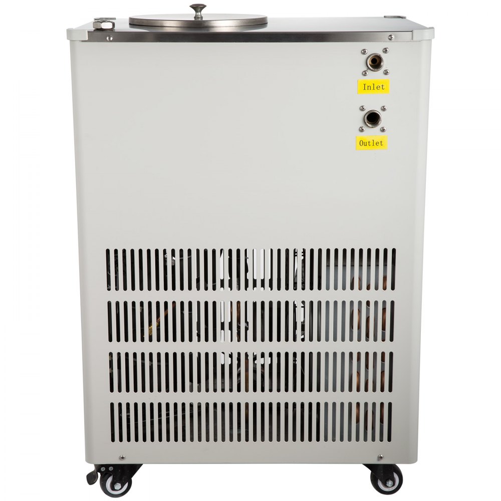 Enfriador circulador de laboratorio VEVOR 5L Enfriador de laboratorio -20℃ Bomba circuladora de líquido refrigerante de baja temperatura Enfriador de laboratorio Baño de agua de recirculación Enfriador de agua de recirculación Enfriador para laboratorio